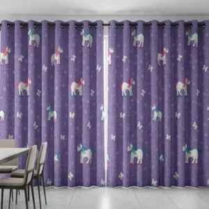 Cortinas Moradas para Niñas