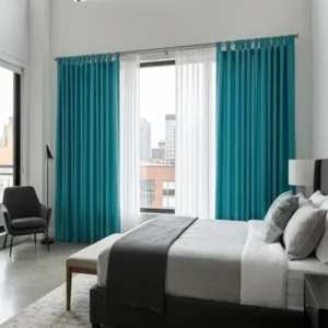 Cortinas de Tul con Tapasol