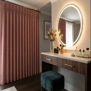 Cortinas Rosadas para Damas
